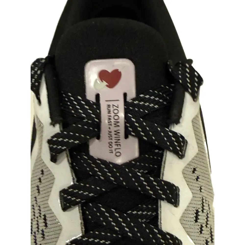 Nike Air Zoom Winflo 6 Women’s Running Shoes White Black Red Size 7 AQ8228-103